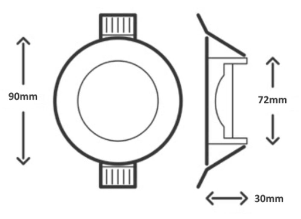 INTERLIGHT LED Einbauframe