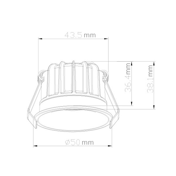INTERLIGHT Camicro Deckenstrahler