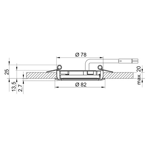 ELEKTRA LD8001 78 LED-Deckenleuchten-Set, 230V