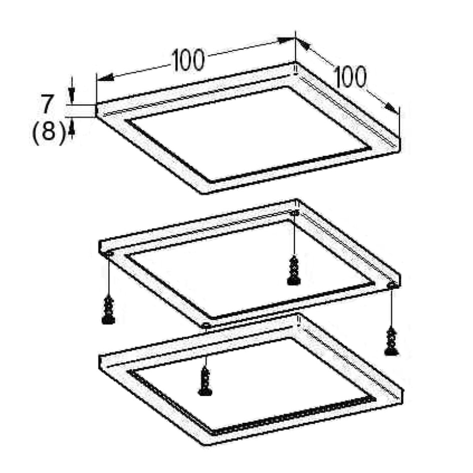 THEBO P-LED 15 LED-Panel LED-Set