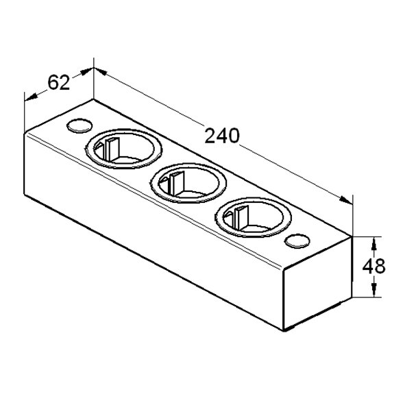 THEBO ST3003 Auf- Einbau Steckdose