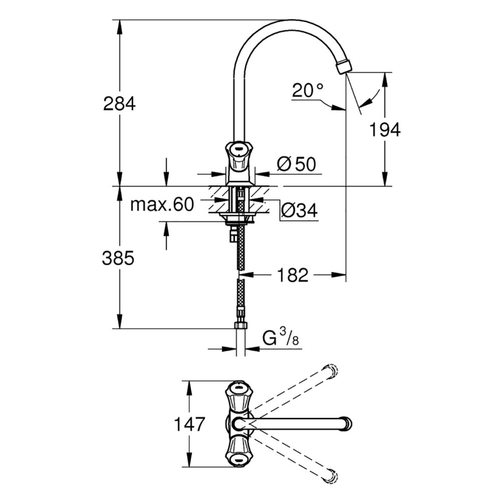 GROHE Costa-L Küchenarmatur