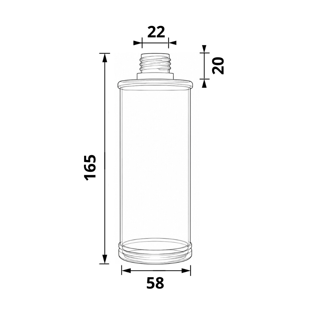CARESSI Seifenflasche
