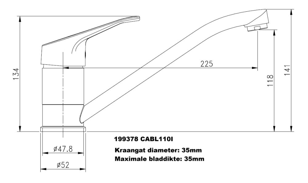 CARESSI 110 Chrom