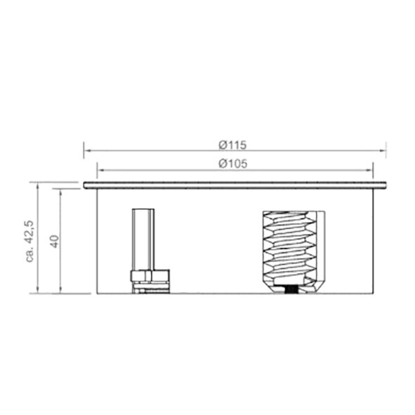 BACHMANN TWIST-2 Einbau Steckdose