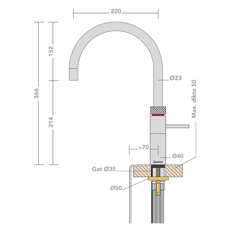 QUOOKER Combi Plus