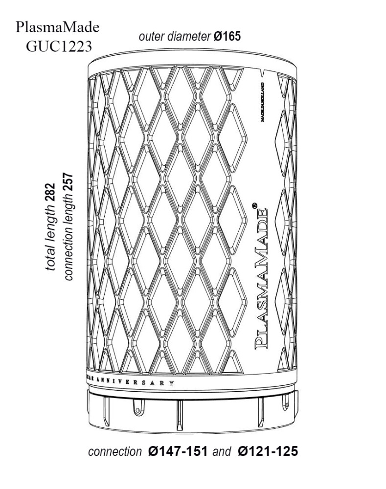 PLASMAMADE GUC 1223 E-Filter