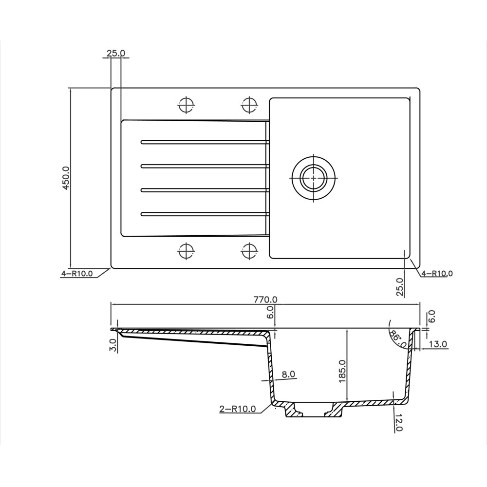 CARESSI CAQPP770R10BK-EB + CABL003BKU - Thumbnail 2