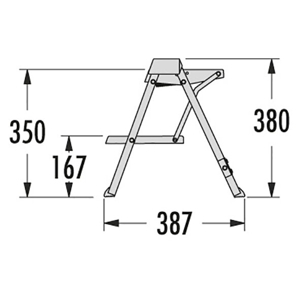 HAILO Stepfix Einbau-Klapptritt