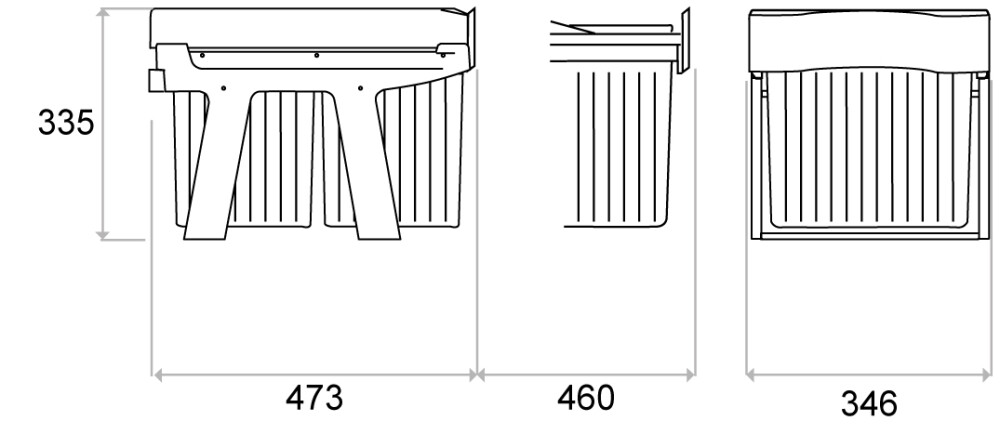 CUCINA Eco Line Abfallsammler