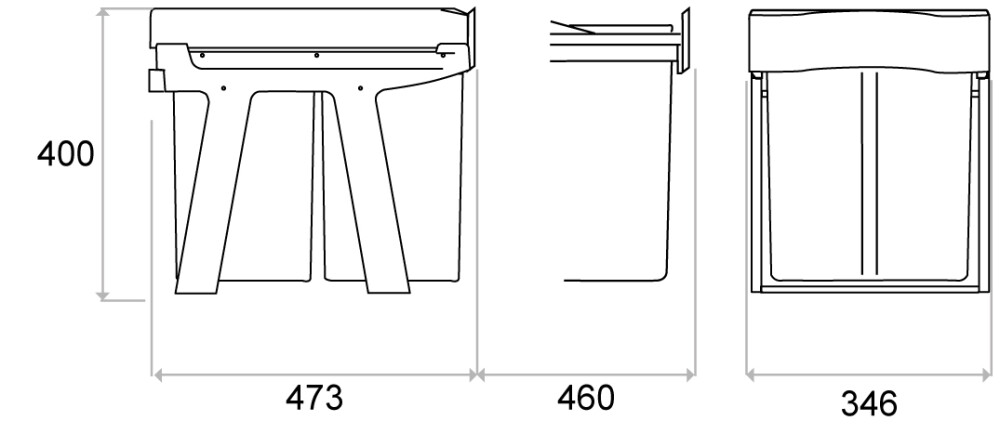 CUCINA ECO LINE Abfallsammler