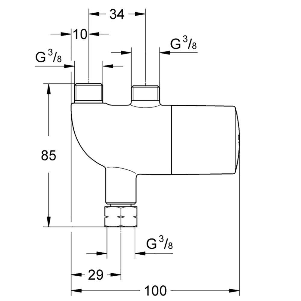 GROHE Grohtherm Micro thermostat