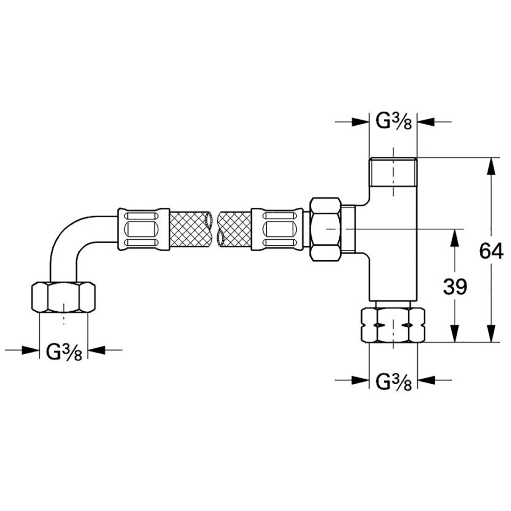 GROHE Microtherm Anschlussset