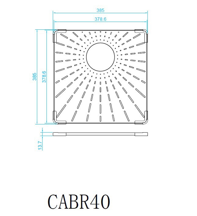 CARESSI CABR40 Bodengitter