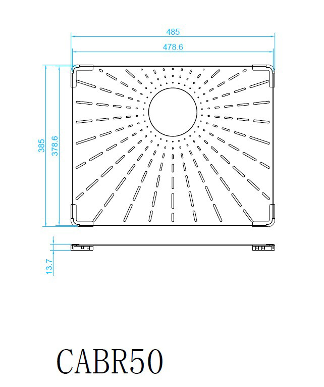 CARESSI CABR50 Bodengitter