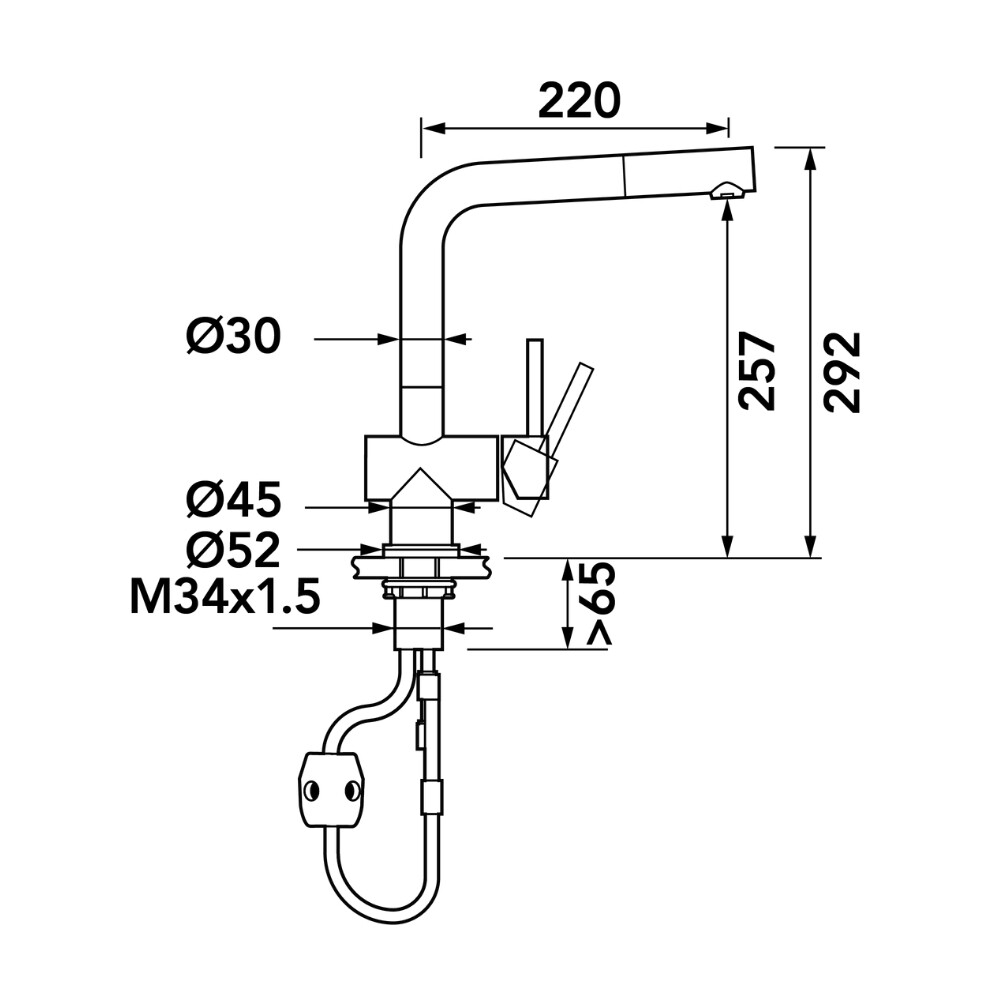 CARESSI 108 U ECO Chroom