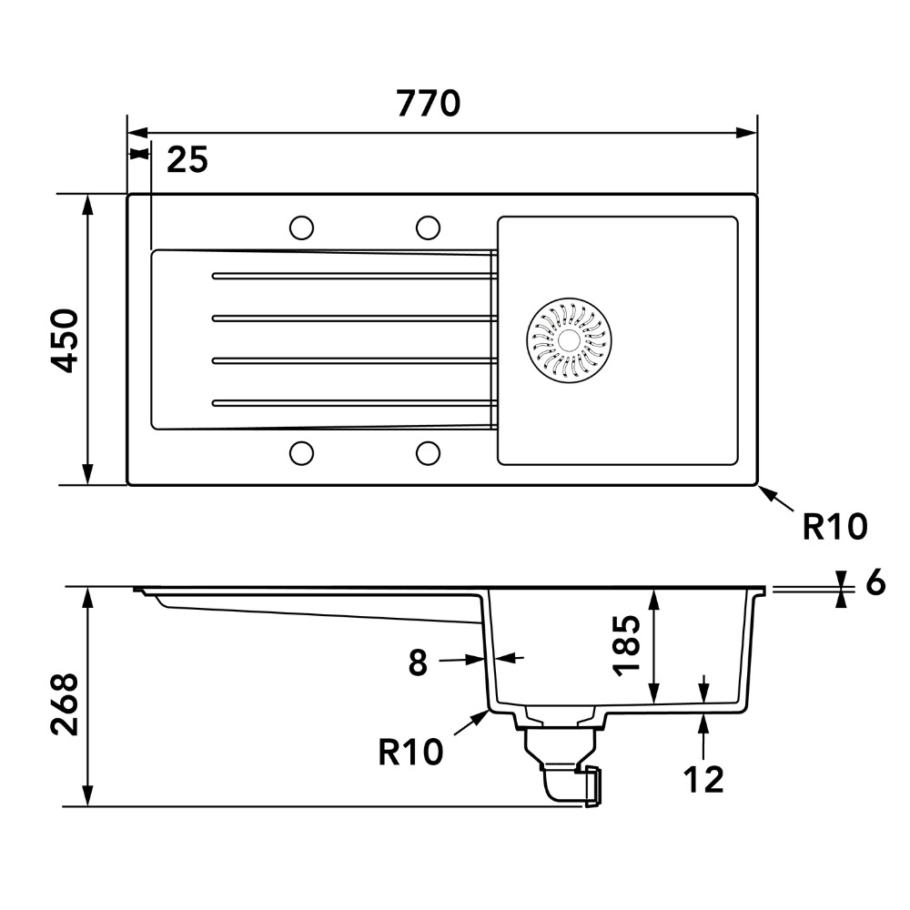 CARESSI CAQPP770R10BK-EB + CABL003BKU