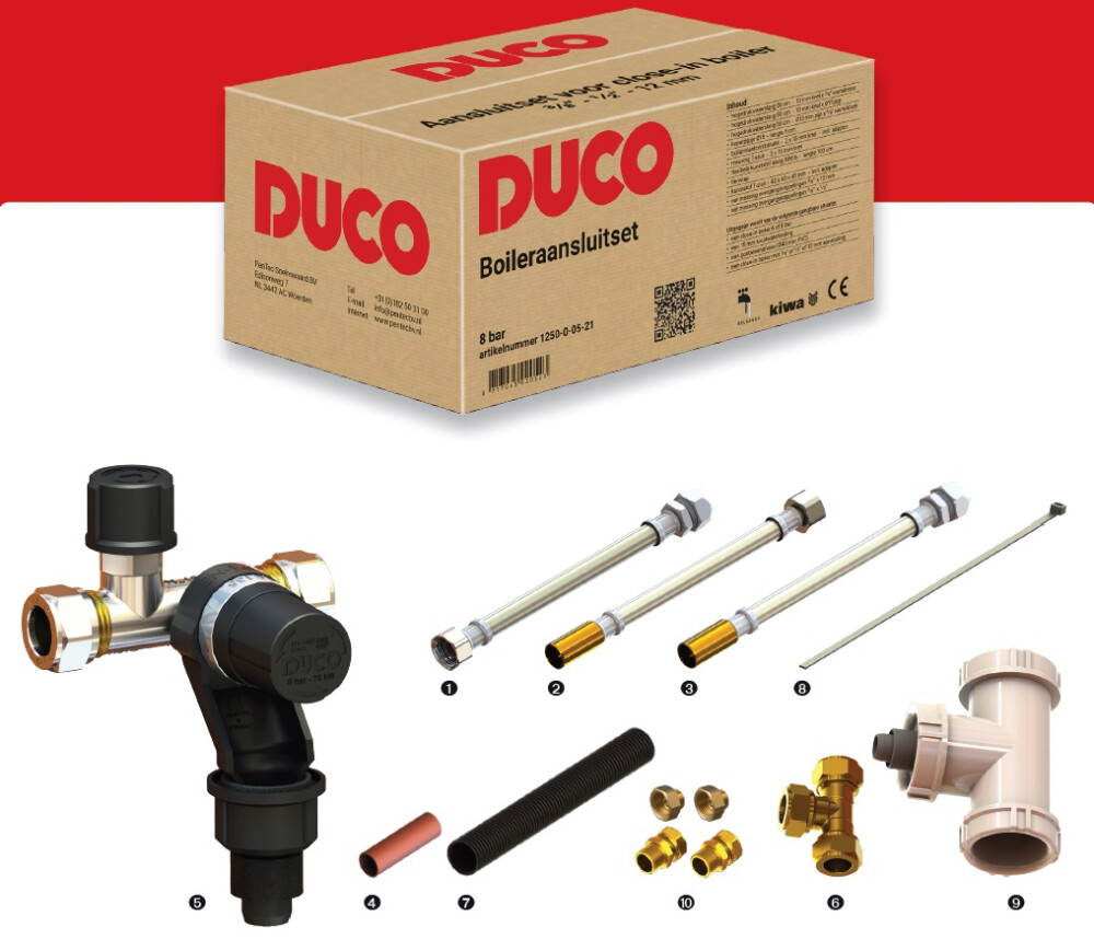 Duco Universal-Speicher-Anschlusssatz