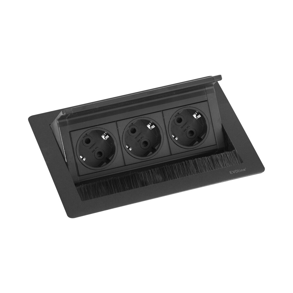 EVOLINE FlipTop Push Small Inbouw contactdoos