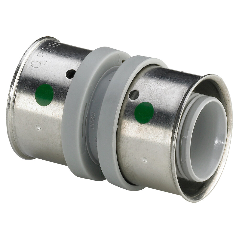 VIEGA Koppeling, Smartpress Insteekfitting 16 x 16mm.